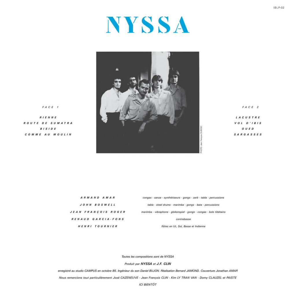 Nyssa Musique - Comme Au Moulin back