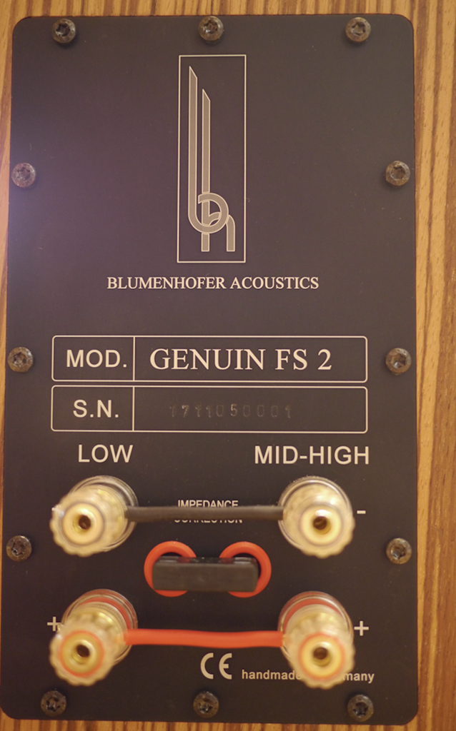 Blumenhofer Acoustics Genuin FS 2 MK 2 Speakers Eligo Audio Culture