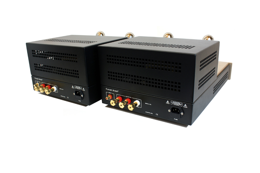 Canary Audio - M120 Monoblock Amplifiers rear