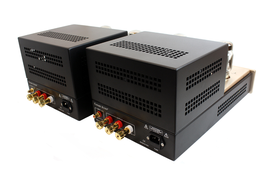 Canary Audio - M280 Monoblock Amplifiers rear