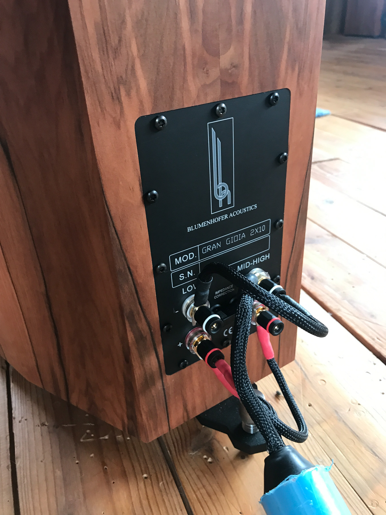 Blumenhofer Acoustics Gran Gioia 2×10″ Speakers Eligo Audio Culture