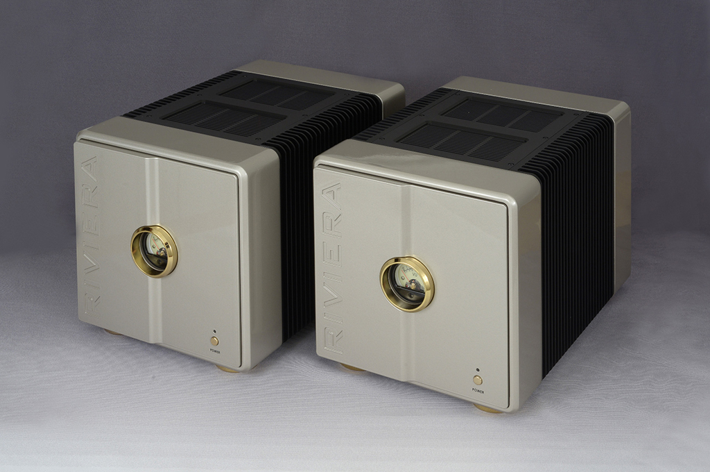 Riviera Audio Labs - AFM50 Mono Power Amplifiers Champagne Riviera Audio Labs - AFM50 Mono Power Amplifiers Champagne