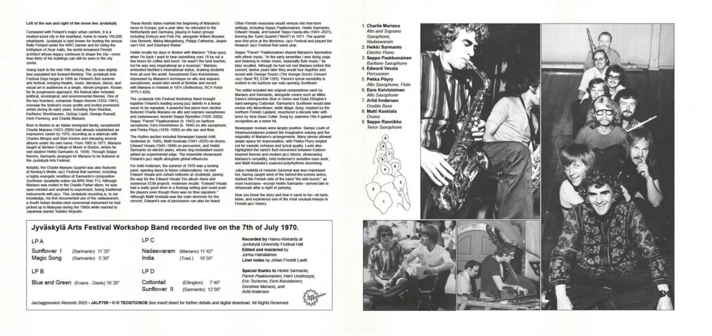 Jyväskylä Workshop Band 1970